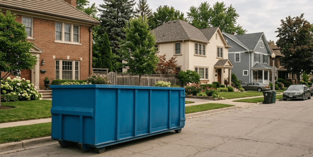home cleanout dumpster